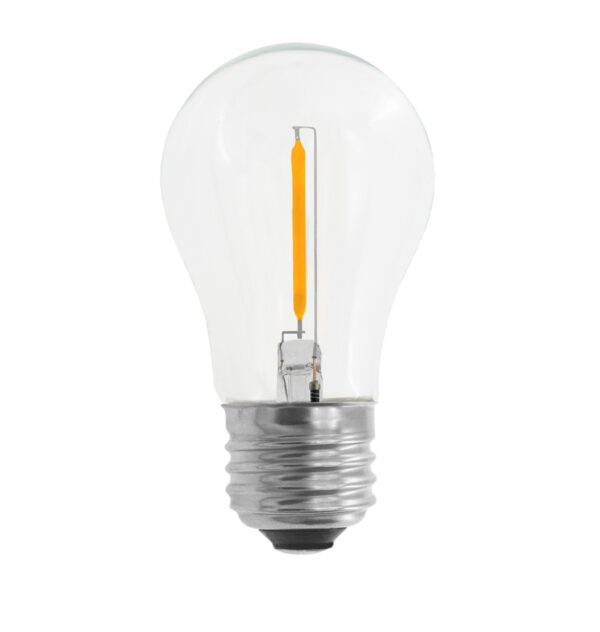 LED A15 Light Bulbs Clear Glass Warm White in 120V E26