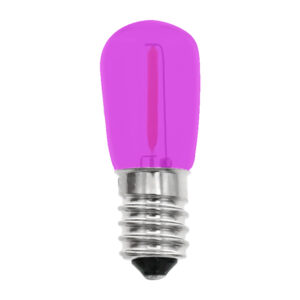 Led Light Bulbs B19 Clear Glass Purple in AC 14V E14