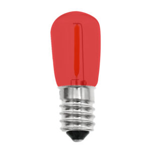 LED B19 Light Bulbs Clear Glass Red in AC 14V E14