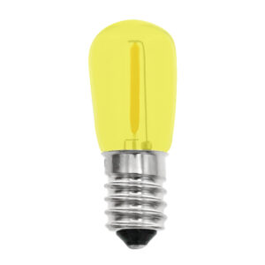 B19 E14 LED Bulbs Clear Glass Yellow in AC 14V