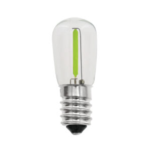 LED Filament B19 Bulbs Clear Glass Green in AC 14V E14