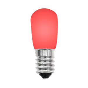 B19 Night Light Bulbs Opaque Glass Red in AC 14V E14
