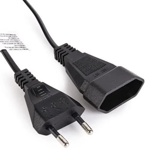 CE certified 230V European standard 2-pin plug and tail connector for string lights