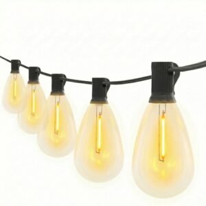 Factory direct shatterproof S14 LED string lights with E12 sockets for commercial outdoor wholesale